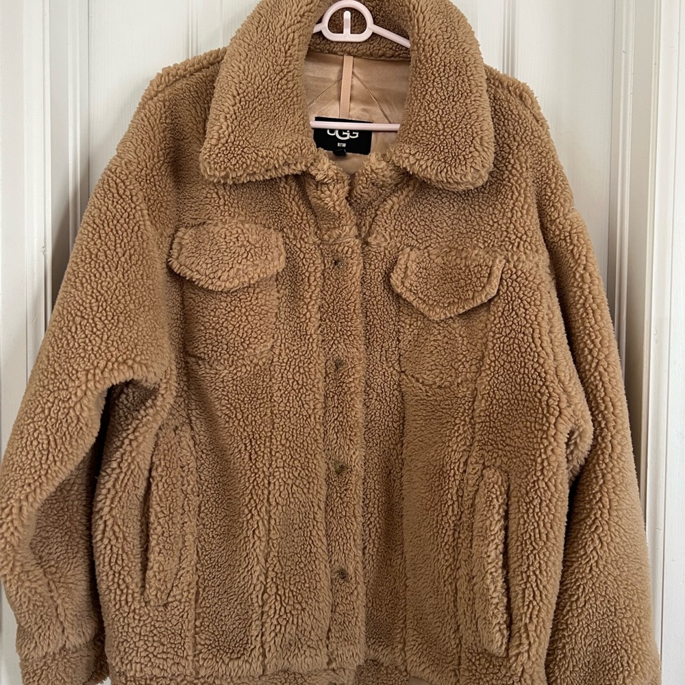 UGG Tan Sherpa Jacket